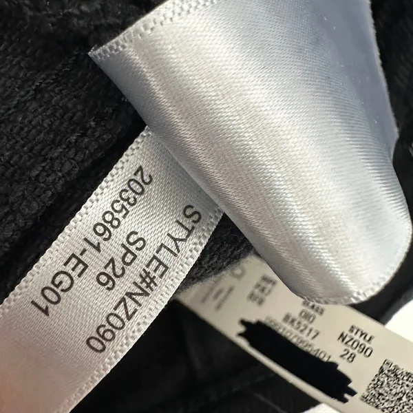 Madewell The Flare Crop Jean in Super Stretch Denim Black Frost US 28 NWT - Image 14