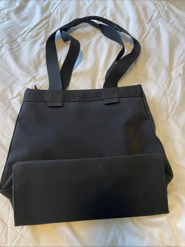 Nine West Black Shoulder Tote Bag - Image 3