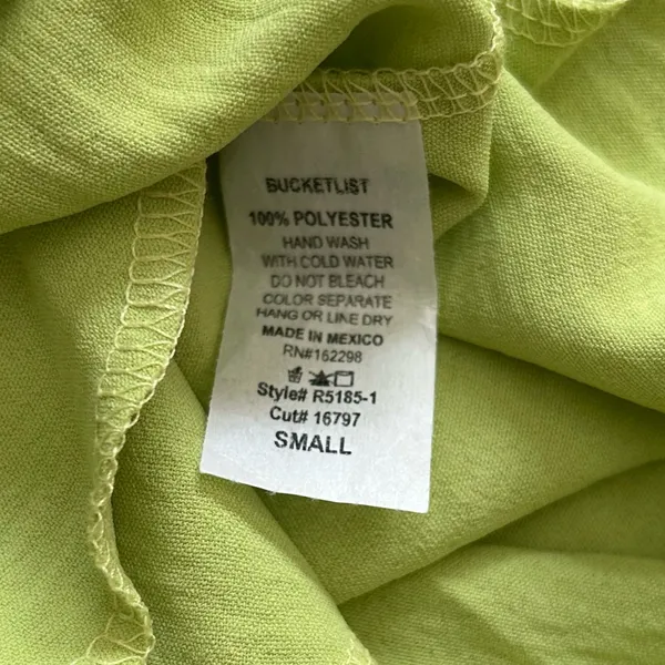 BUCKETLIST Lime Green Oversize Romper - Image 4