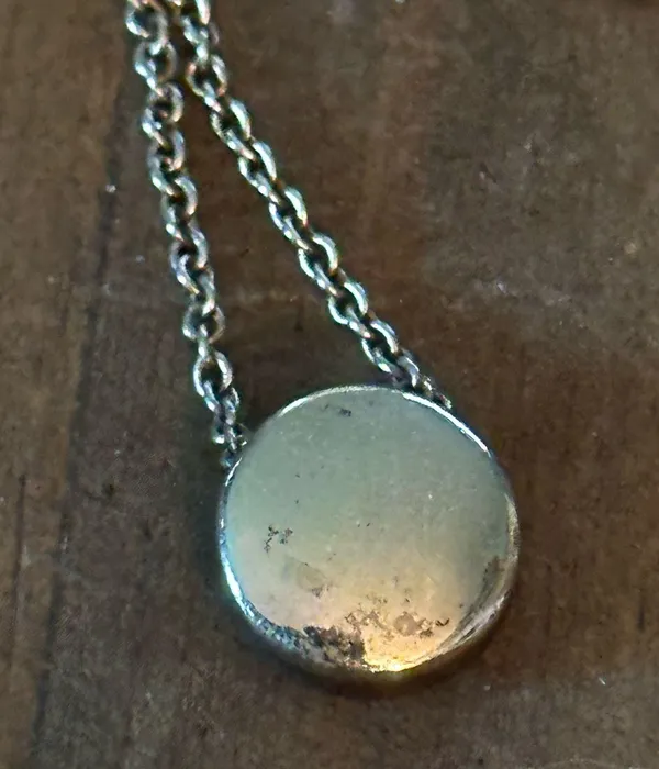 Coach gold tone crystal logo pendant necklace - Image 4