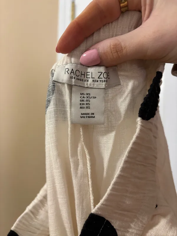 Rachel Zoe Linen Pants Wide-Leg - Image 3