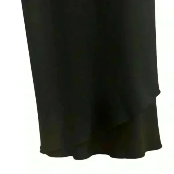 S.L. Fashions Women's Black Cocktail Dress Size 10 V-Neck‎ Short Sleeve - Image 5