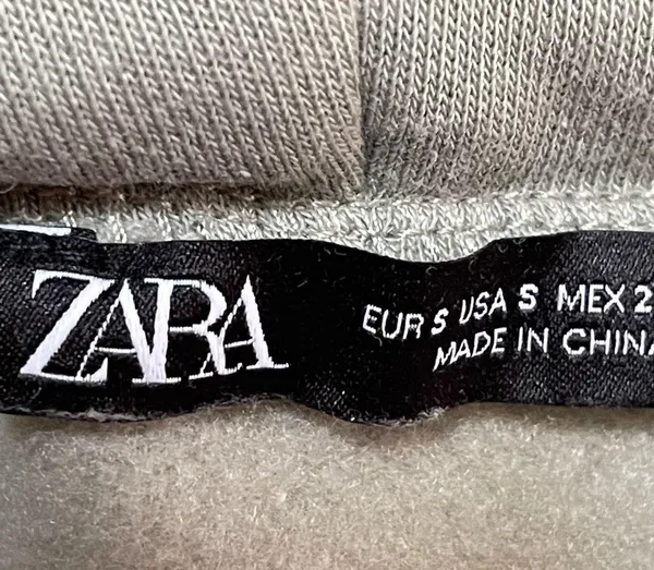 Zara sage green cropped hoodie and sweatpants set - Image 9