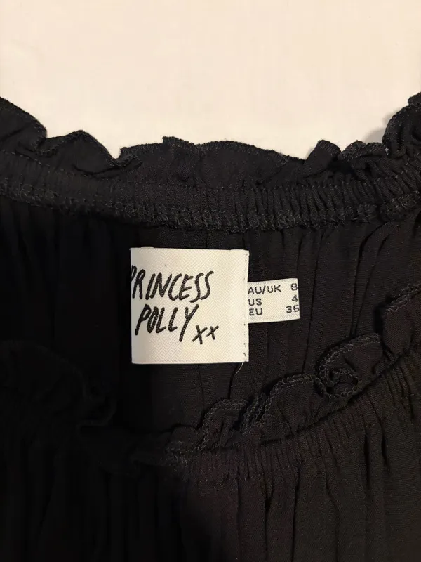 Princess Polly Corset Romper Black - Image 4