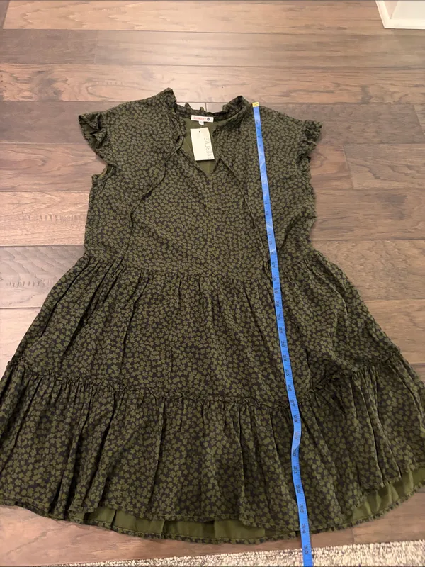 New With Tags Sundry Short Femme Shamrock Print Dress Sz S - Image 8