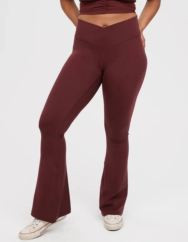 Aerie Flare Leggings Crossover - Image 5