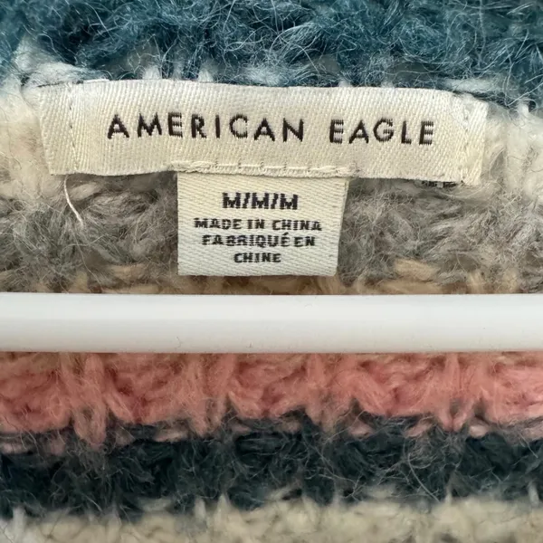 American Eagle Striped Multicolor Women’s Sweater - Image 3