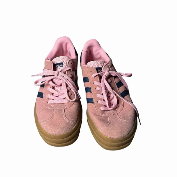adidas Gazelle Bold Pink Navy Gum Platform Shoes H06122 Women’s size 6 sneaker - Image 3