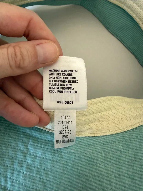 Duluth Trading Co. Women's Sol Survivor Bucket Hat Light Blue - Size S/M - Image 8