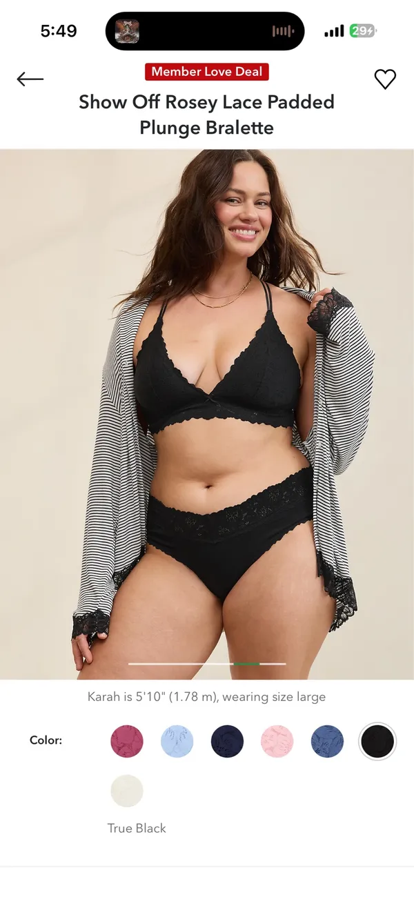NWT aerie lace padded bralette - Image 3