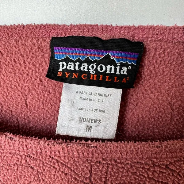 Rare Vintage Patagonia Synchilla Fleece Pullover Top - Image 2