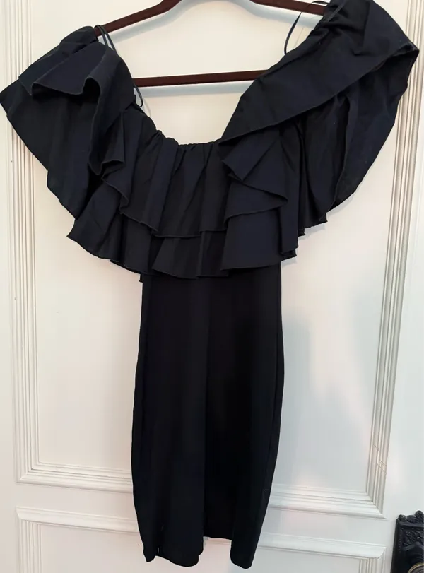 ZARA Mini Dress Black - Image 4
