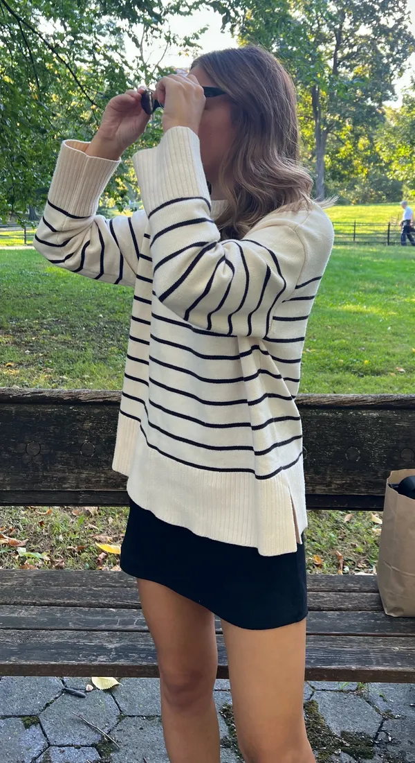 Zara Striped Sweater - Image 2