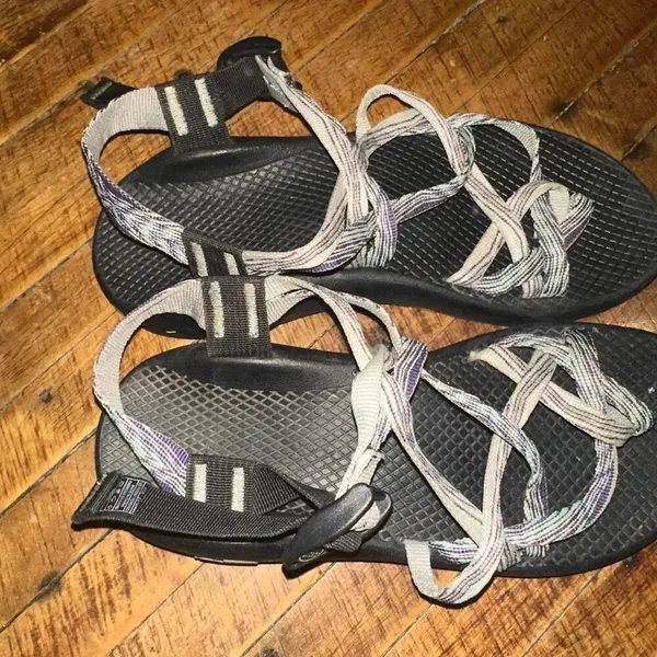 Chaco purple double strap orthotic arch support gorpcore 8 sandals - Image 4