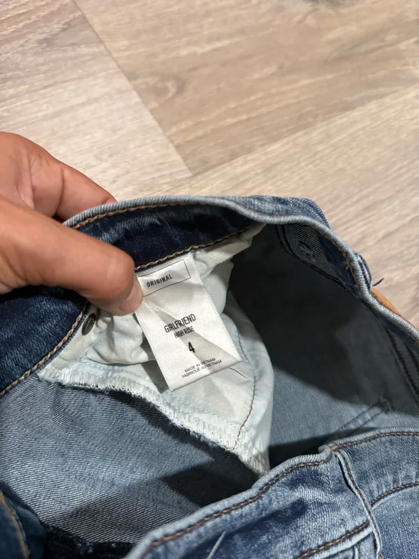 Express High-Rise Girlfriend Jeans - Image 5