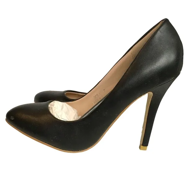 Classic Black Pumps Size 6 - Image 3