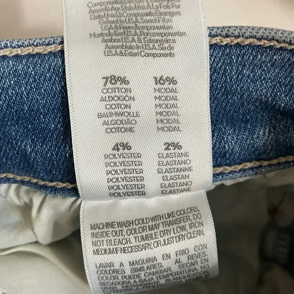 NWT MOTHER Denim Mid Rise Dazzler Ankle Fray Jeans Riding Cliffside Size 29 - Image 8