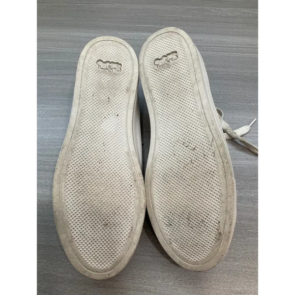 Coach Womens Porter White Leather Sneaker - Image 7