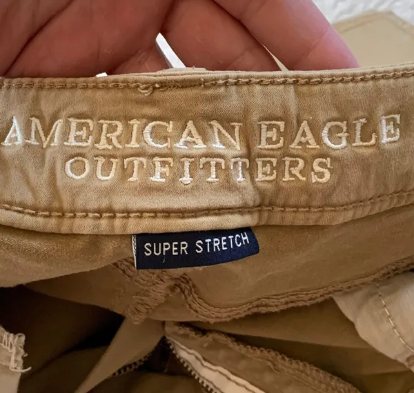 American Eagle Tan Super Stretch Jeans/jeggings - Image 7