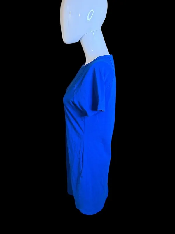 Michael Kors Royal Blue Short Sleeve Crewneck Dress - Image 6