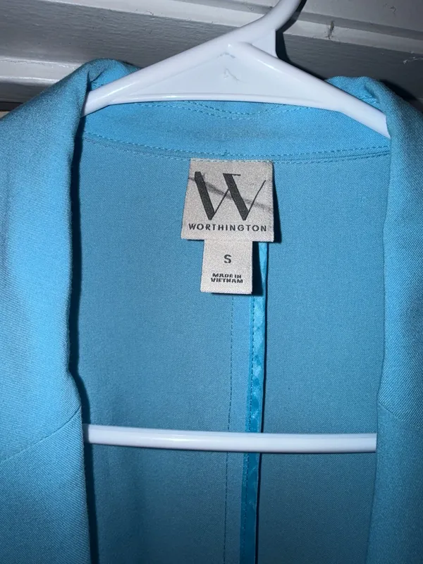 Worthington Women’s Oversized Blazer Blue - Image 5