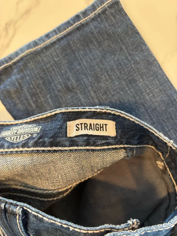 Straight leg Harley Davidson jeans - Image 5