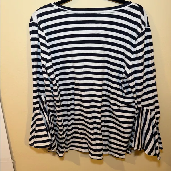 LOFT Classic Striped Long Sleeve Tee - Image 3