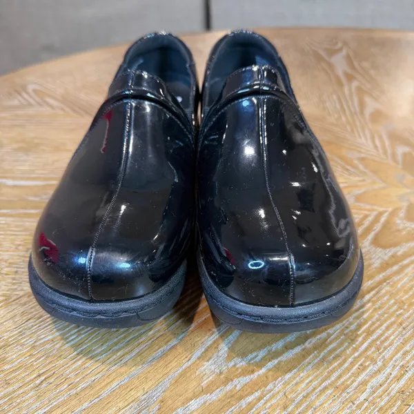 Abeo‎ Gisel Clogs Patent Black Slip On Size 8 - Image 3
