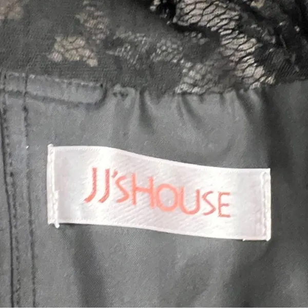 NWT JJs House Black Lace Floral Overlay V-Neck Sleeveless Beaded A-Line Dress 14 - Image 8