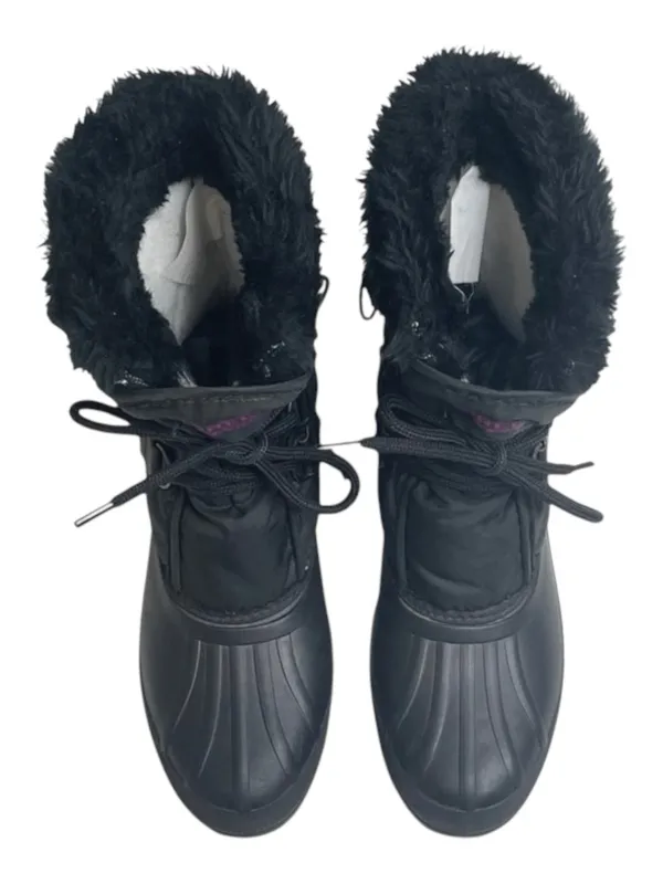Vintage: Sorel x Kaufman ★ Canada Nylon Snow Waterproof Duck Boots ★ Black ★ 6M - Image 7