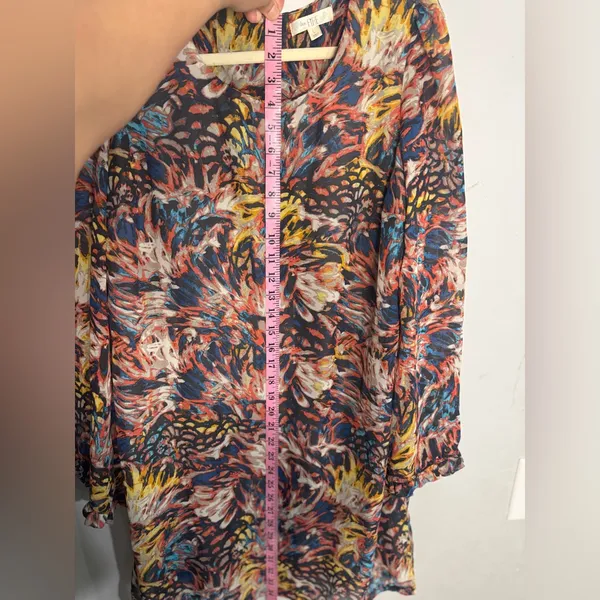 Love, Fire Multicolor Abstract Dress - Image 6