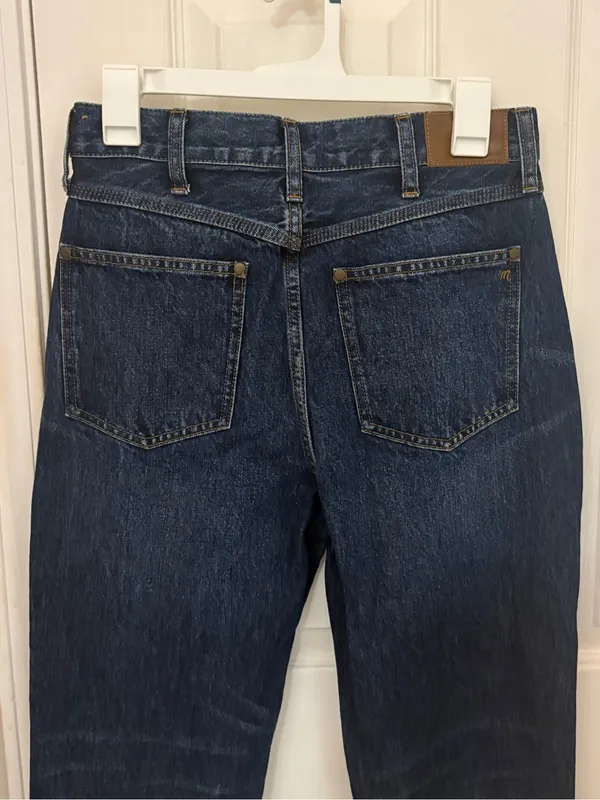 NWOT Madewell The Perfect Vintage Full Length High Ride Jean in Dark Wash - Image 8