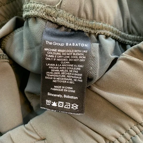 The Group Babaton Women's‎ Olive Green Nylon Elastane Jogger Pants Size S - Image 5