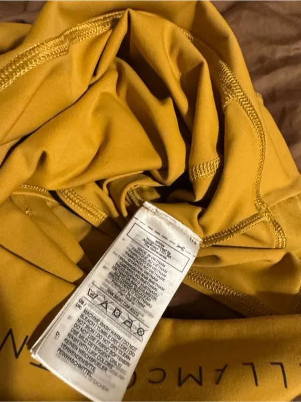 Adidas by Stella McCartney Desert Dune TrueStrength Yoga Crop Top L - Image 8