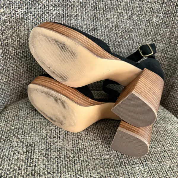 House of Harlow Tanner Heeled Sandal‎ Size 7 1/2 EUC Platform - Image 3