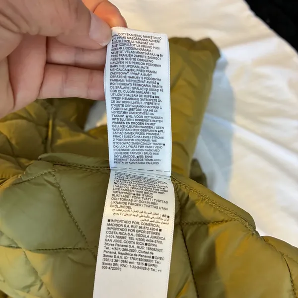 Athleta Whisper Featherless‎ Quilted Puffer Vest Olive Green Plus Size 3X - Image 7
