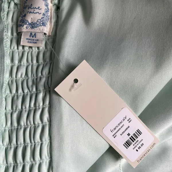 NWT Francesca’s/ Blue Rain Mini Flowy Dress - Image 3