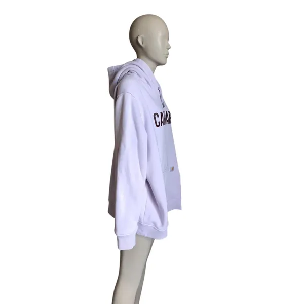 Carhartt Lavendar Logo Pullover Hoodie - Image 3
