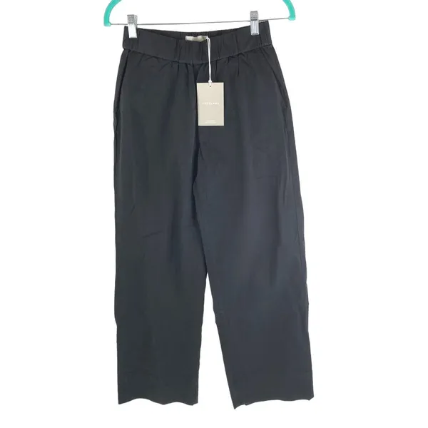Everlane The Easy Pant Pockets Pull On Organic Cotton Black Size XS - Image 6