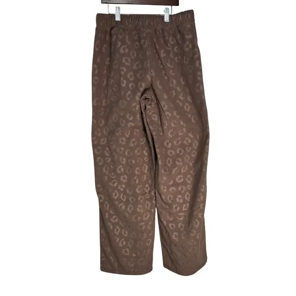 Comfort Code by Cuddl Duds Brown Leopard Embossed Lounge Pants XS‎ CLBREM - Image 7