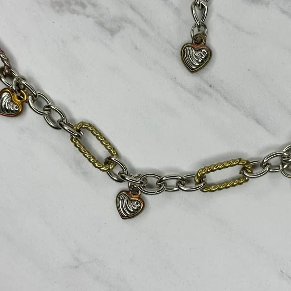 Heart Charm Silver Gold Chain Belt 2X/3X (2X/3X) ✨ - Image 9