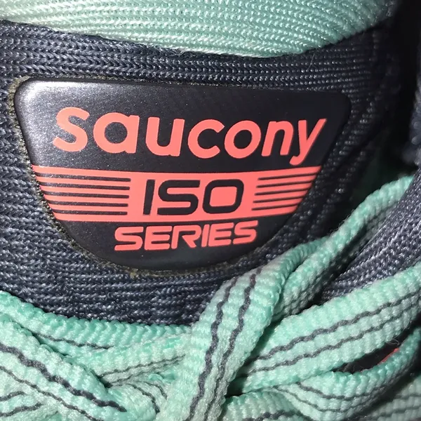 Saucony Zealot ISO 2 Women's Size 7.5 Silver Mint Black Running Shoes S10314-1 - Image 7
