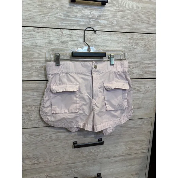 Urban Outfitters Womens Cargo Shorts Light Purple Utility Dolphin Hem Size M - Image 2