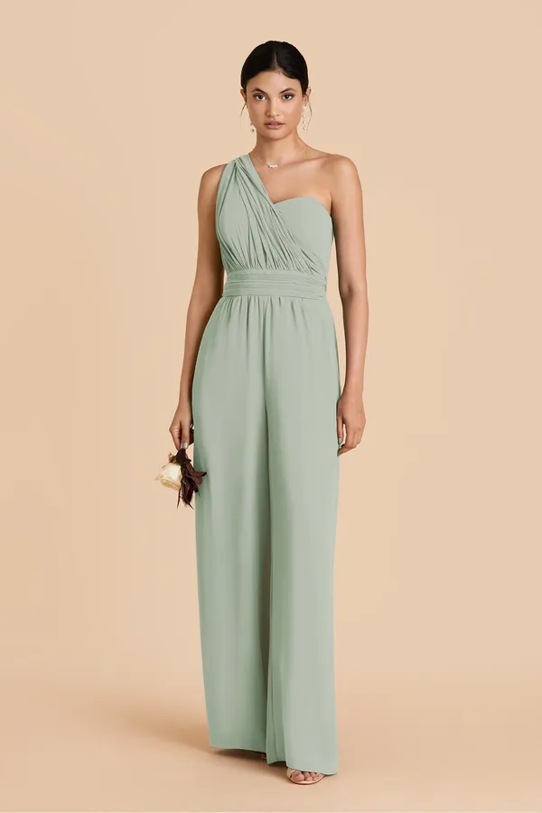 Birdy Grey Chiffon Gigi Dress Jumpsuit - Image 3