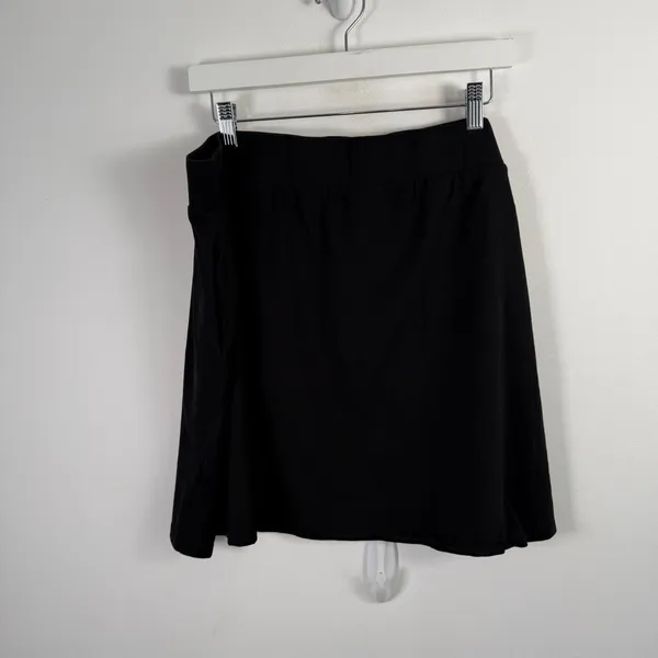 Pact Organic Cotton Black Mini Skirt Athleisure Minimalist Capsule Womens XXL - Image 4