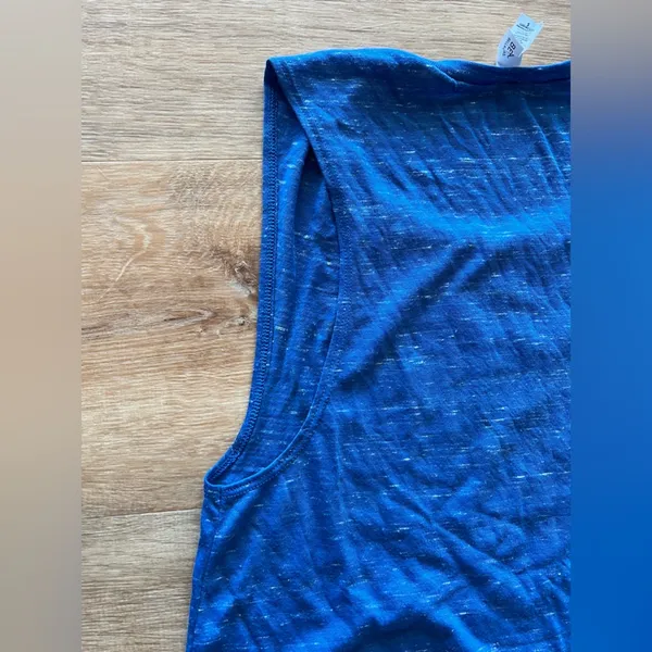 Bella canvas tank. Blue, says TRIBE. Size small. - Image 4