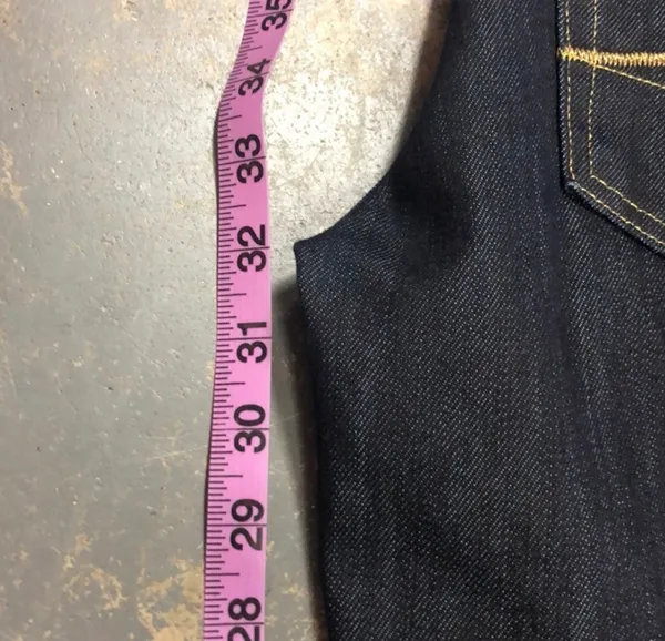 7 for All mankind Jeans Straight Size 28 Hemmed Bin P11 - Image 4