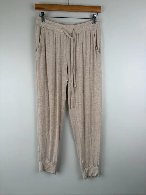 Kindred Bravely High Waist Everyday Lounge Joggers Women's Size Small oatmeal - Image 2