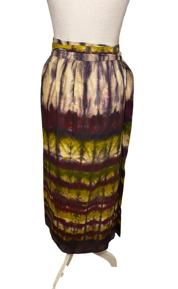 NWT Anthropologie Tiny Heidi Tie Dye Midi Wrap Skirt, Size XS - Image 5