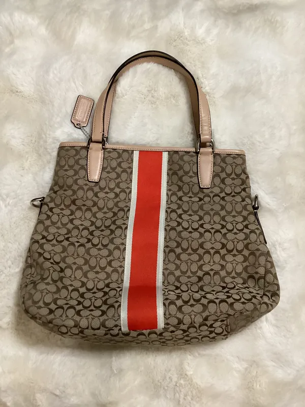 Coach Heritage Stripe Bag - Image 2